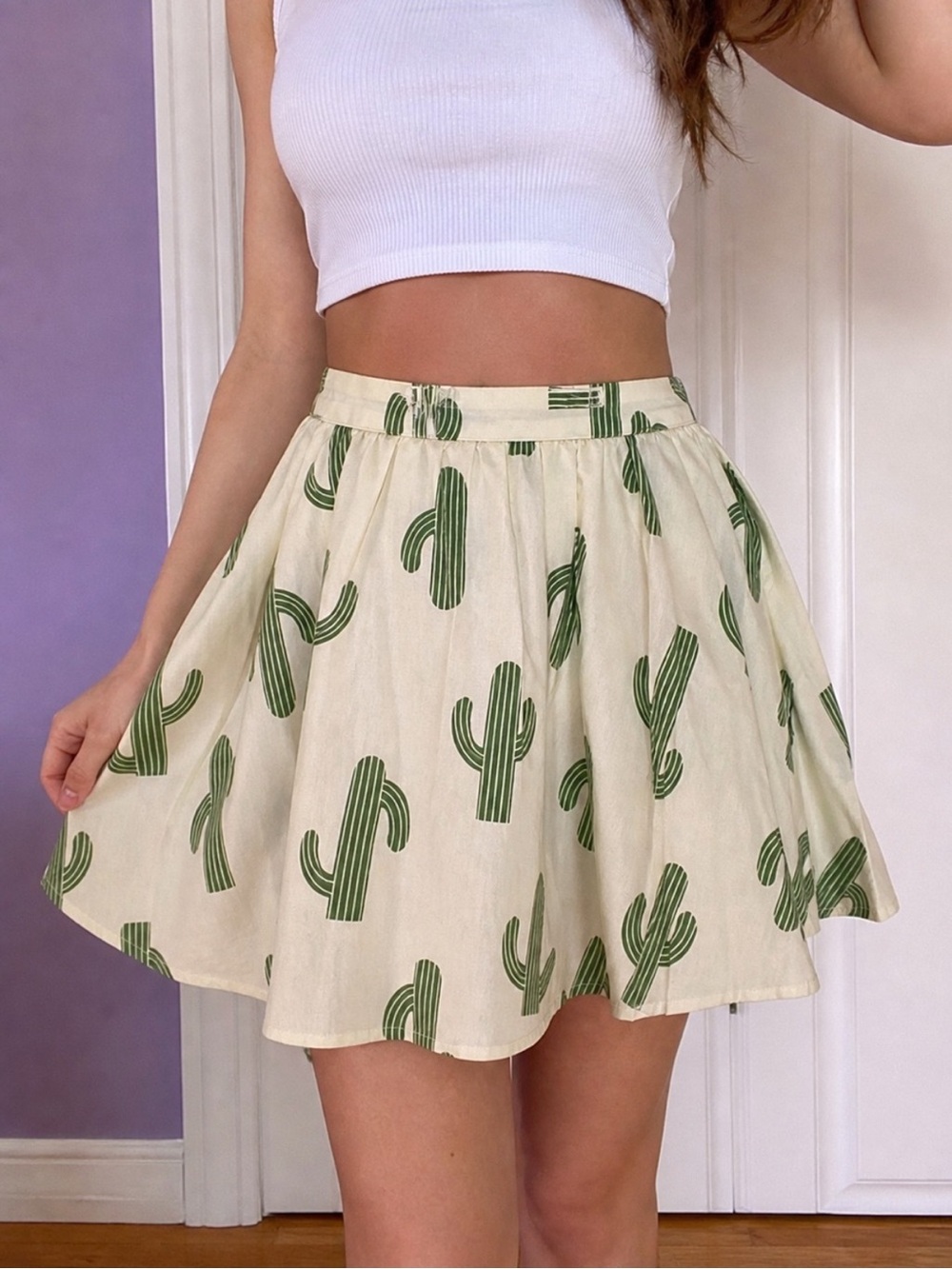 NWT ModCloth Cactus Mini Skirt